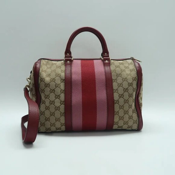 GUCCI Boston Brown Leather Satchel 656-032925 - Picture 2 of 12